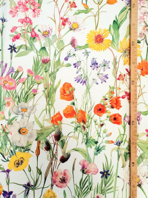 Canvas Digitaldruck Premium Blumengarten